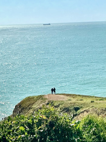 Tennessee Point looking out at the Pacific