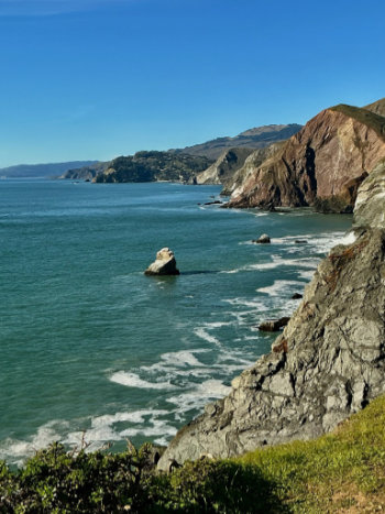 Tennessee Point on Pacific Coast looking north